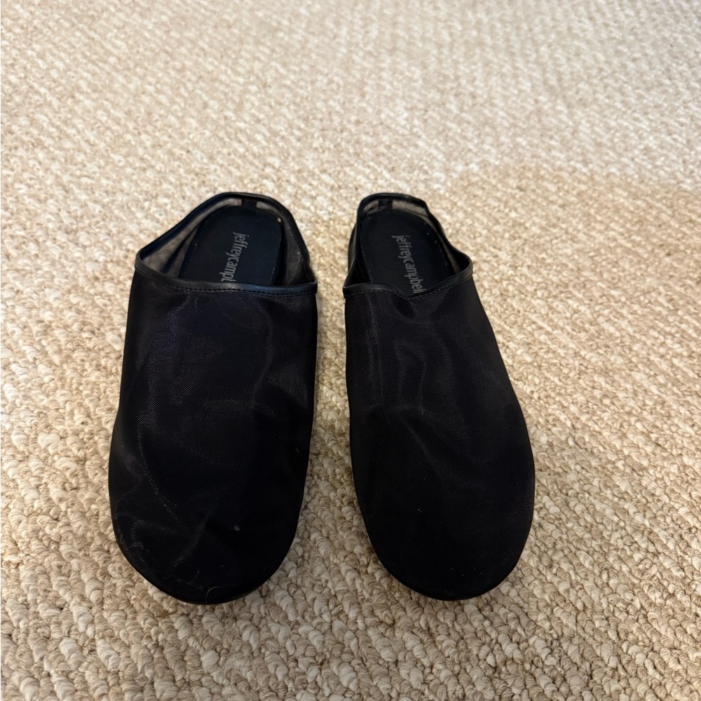 Jeffrey Campbell Black Mules